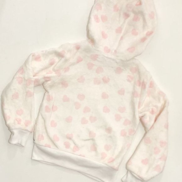 new Disney Princess hooded fleece jumper for girls - Picture 4 of 4